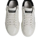 White Black Logo Portofino Men Sneaker Shoes