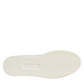 White Leather Heart Embellished Sneakers Shoes