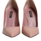 Pink Patent Leather Stiletto Heel Pumps Shoes