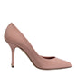 Pink Patent Leather Stiletto Heel Pumps Shoes
