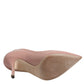 Pink Patent Leather Stiletto Heel Pumps Shoes