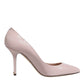 Pink Patent Leather Stiletto Heel Pumps Shoes