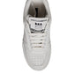White Miami Leather Low Top Sneakers Shoes