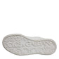 White Miami Leather Low Top Sneakers Shoes
