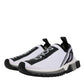 White Black Slip On Sorrento Sneakers Shoes