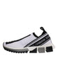 White Black Slip On Sorrento Sneakers Shoes