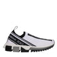 White Black Slip On Sorrento Sneakers Shoes
