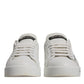 White Blue Logo Portofino Sneakers Shoes