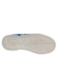 White Blue Logo Portofino Sneakers Shoes
