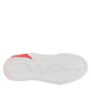 White Red Logo Portofino Sneakers Shoes