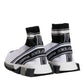 White Black Sorrento Socks Sneakers Shoes