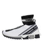 White Black Sorrento Socks Sneakers Shoes