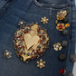 Enchanted Sicily Embellished Boyfriend Jeans