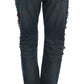 Enchanted Sicily Crystal Heart Boyfriend Jeans