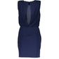 Blue Viscose Women Dress