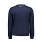 Blue Cotton Men Sweater