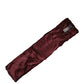 Black Red Stripe Fur Shawl Neck Wrap Scarf