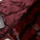 Black Red Stripe Fur Shawl Neck Wrap Scarf
