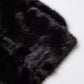 Black Fur Shawl Neck Wrap Cover Collar Scarf