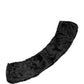 Black Lamb Fur Collar Women Neck Wrap Scarf