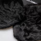 Black Lamb Fur Collar Women Neck Wrap Scarf