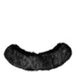 Black Fur Shawl Neck Wrap Cover Collar Scarf