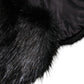 Black Fur Shawl Neck Wrap Cover Collar Scarf