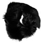 Black Fox Fur Neck Wrap Warmer Winter Scarf