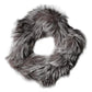 Gray Fox Fur Neck Wrap Warmer Winter Scarf