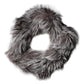 Gray Fox Fur Neck Wrap Warmer Winter Scarf