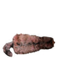 Pink Frost Fox Fur Neck Warmer Winter Scarf