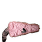 Pink Frost Fox Fur Neck Warmer Winter Scarf