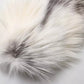 White Fox Fur Neck Wrap Warmer Winter Scarf