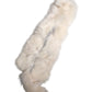 White Fox Fur Neck Wrap Warmer Winter Scarf
