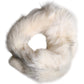 White Fox Fur Neck Wrap Warmer Winter Scarf