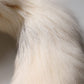 White Fox Fur Neck Wrap Warmer Winter Scarf
