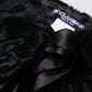 Black Lamb Fur Women Neck Warmer Winter Scarf