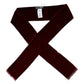 Bordeaux Cotton Silk Fringe Shawl Wrap Scarf
