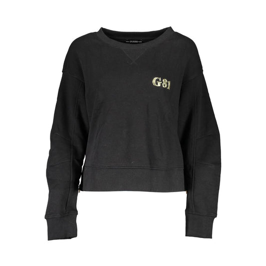 Black Cotton Women Sweater