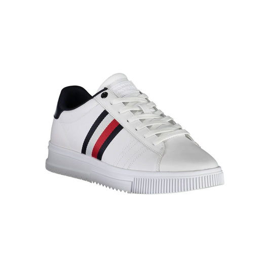 White Leather Mens Sneaker