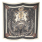Multicolor Printed Cashmere Foulard Scarf