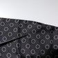 Black Circles Silk Fringes Shawl Wrap Scarf