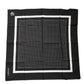Black Polka Dots Cotton Handkerchief Scarf