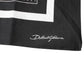 Black Polka Dots Cotton Handkerchief Scarf