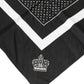 Black Polka Dots Cotton Handkerchief Scarf