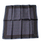 Dark Blue Beetle Square Handkerchief Scarf