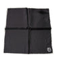 Black Crown Logo Square Handkerchief Scarf