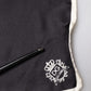 Black Crown Logo Square Handkerchief Scarf