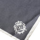 Gray Crown Logo Square Handkerchief Scarf