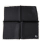 Black Crown Logo Square Handkerchief Scarf